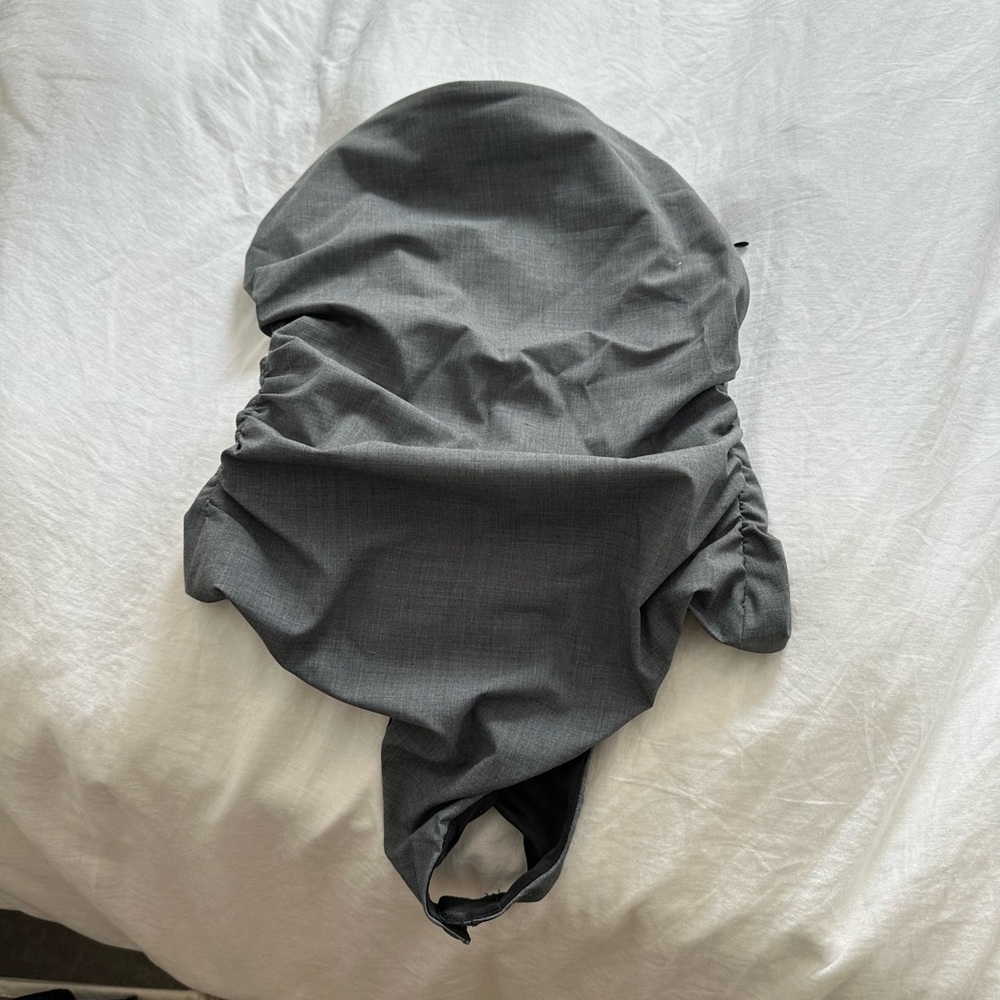 Zara grey strapless bodysuit